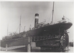 Delcampe - Cargo Ship 1890 Postcard Size Real Photo #SDG331 - Handel