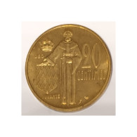 Delcampe - MONACO - KM 147 - 20 CENTIMES 1962 - RAINIER III - TTB - 1960-2001 Nouveaux Francs