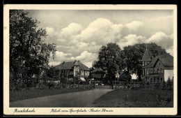 Delcampe - AK Buxtehude, Blick Vom Sportplatz, Stader Strasse - Stade