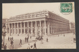 Delcampe - BORDEAUX" LE GRAND THEATRE" A Voyagé - Bordeaux