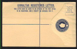 Delcampe - GIBRALTAR - EGLAND-GREAT BRITAIN-1964:  Register Letter MNH** - Gibraltar