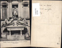 Delcampe - 411383,Firenze Florenz Cappelle Medicee Tomba Di Giuliano De Medici Michelangiolo Antike - Geschichte