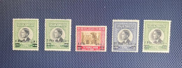 Delcampe - JORDAN 1963 - King Hussein Overprint - Complete Set - MNH - Jordanien