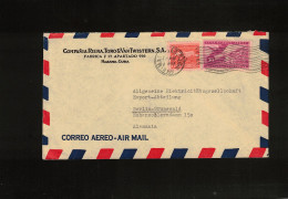 Delcampe - Cuba 1960 Interesting Airmail Letter To Germany - Briefe U. Dokumente