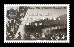 Delcampe - French Polynesia 2026 Mih. 1573 World War II. Return Of The Pacific Battalion MNH ** - Ungebraucht