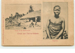 Delcampe - Tanzanie - Gruss Aud Dar-Es-Salaam - Negerfrau - Tansania