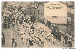 Delcampe - CAR-ADKP11-0799-69 - TARARE - Fetes De Gymnastique - Rue De Paris  -Defile Des Societes - L'Avenir De Saint-Bel - Tarare