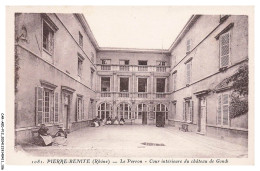 Delcampe - CAR-AEDP12-0830-69 - PIERRE-BENITE - Le Perron - Cour Intérieure Du Chateau  De Gond - Pierre Benite