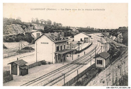 Delcampe - CAR-ADNP17-1155-69 - LIMONEST - La Gare Vue De La Route Nationale - Limonest