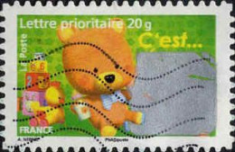 Delcampe - France Poste AA Obl Yv: 164 Mi:4412 C'est… Nounours (L.Ondul-p.points) - Ours