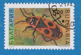 Delcampe - Bulgarie 1993 Insectes. Pyrrhocoris Apterus. A21 - Käfer