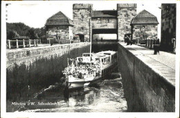 Delcampe - Minden Westfalen Minden Schleuse X 1956 - Minden