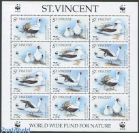 Delcampe - Saint Vincent 1995 WWF, Birds M/s, Mint NH, Nature - Birds - World Wildlife Fund (WWF) - St.Vincent (1979-...)