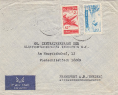 Delcampe - 1955: Air Mail Beyrouth To Stockholm - Libanon