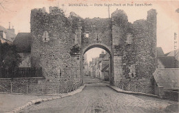 Delcampe - 28 BONNEVAL PORTE SAINT ROCH ET RUE SAINT ROCH - Bonneval