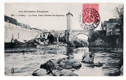 Delcampe - 20761 / ORTHEZ Pyrénées Béarn Pont VIEUX Fenetre Des CAPERANS Tour 1906 à Jeanne JAUMET Paris -ROYER 365 - Orthez