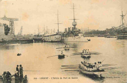 Delcampe - Carte Postale Ancienne - 56 - Lorient - L'entrée Du Port De Guerre - Animée - Bateaux - Militaria - CPA - Oblitération D - Lorient