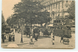 Delcampe - PARIS XVII - L'Avenue Des Ternes - Autobus - Paris (17)