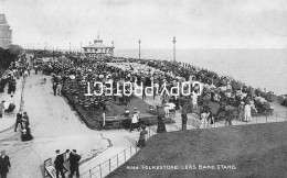 Delcampe - Folkestone Leas Band Stand - Folkestone