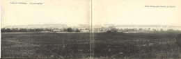 Delcampe - 6295 CPA à Volet, Double Format - Camp Du Valdahon - Vue Panoramique - Kasernen