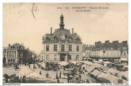 Delcampe - AYLP3-0275-03 - COMMENTRY - Place Du XIV Juillet - Jour Du Marché - Commentry