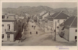 Delcampe - Montenegro - CETINJE - Main Street - REAL PHOTO - Publ. Unknown - Montenegro