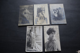 Delcampe - 5 Cartes Opéra  Cantatrices   1900  Lot 5    /19/ - Oper