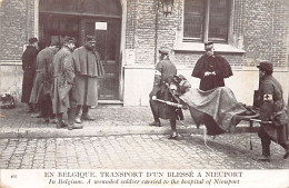 Delcampe - België - NIEUWPOORT (W. Vl.) Vervoer Van Een Gewonde - Eerste Oorlog - Nieuwpoort