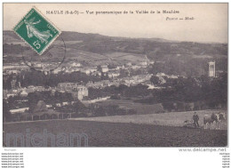 Delcampe - CPA   78 MAULE   VUE  PANORAMIQUE  DE LA  VALLEE  DE  LA  MAULDRE  TB ETAT - Maule