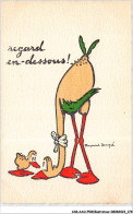 Delcampe - CAR-AAOP5-0461 - ILLUSTRATEUR - DEUX CANARDS , REGARD EN-DESSOUS - SEMPE - Sempé