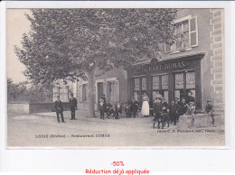 Delcampe - LOIRE: Restaurant Dumas, Menu Au Recto - Très Bon état - Loire Sur Rhone