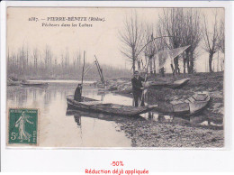 Delcampe - PIERRE-BENITE: Pêcheurs Dans Les Laônes - Très Bon état - Pierre Benite