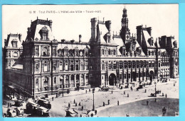 Delcampe - 23162 / TOUT PARIS IV  Hotel De Ville Town Hall Facade Place Editeur 1910s FT 15M - Paris (04)
