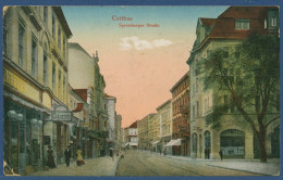 Delcampe - Cottbus Spremberger Straße Juwelier, Gelaufen 1917 Als Feldpost (AK3359) - Cottbus