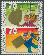 Delcampe - Liechtenstein 2001 Grußmarken Mit Rubbelfeld 1257/58 Gestempelt - Gebraucht