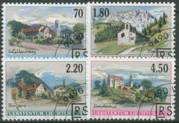 Delcampe - Liechtenstein 2001 Dorfansichten 1262/65 Gestempelt - Gebraucht