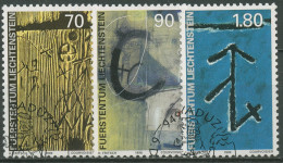 Delcampe - Liechtenstein 1999 Walser-Hauszeichen 1220/22 Gestempelt - Gebraucht