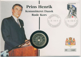 Delcampe - Dänemark 1995 Prinz Henrik Numisbrief 5 Kronen (N93) - Danemark