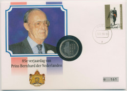 Delcampe - Niederlande 1996 Prinz Bernhard Numisbrief 1 Gulden (N177) - 1980-2001 : Beatrix