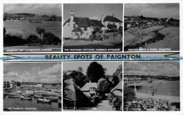 Delcampe - R158849 Beauty Spots Of Paignton. Multi View. Nigh. RP - Welt