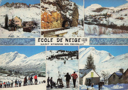 Delcampe - 5 SAINT ETIENNE EN DEVOLUY ECOLE DE NEIGE - Saint Etienne En Devoluy