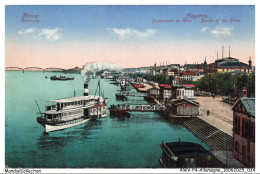 Delcampe - AWVP4-0310-ALLEMAGNE - MAINZ - Promenade Du Rhin - Mainz