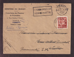 Delcampe - DDLL 656 - Enveloppe En Franchise NAMUR 1948 + TP Exportation LUTTRE En Réexpédition SM Recommandée  - RETOUR - Lettres & Documents