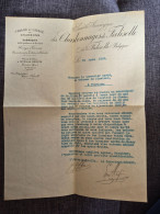 Delcampe - Lettre Entête 1903 - S.A. Des Charbonnages De Falisolle (Belgique) - Mine Charbon - Flawinne Namur - Mijnen