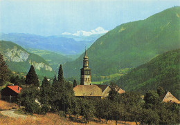 Delcampe - 74 MIEUSSY L EGLISE ET LE MONT BLANC - Mieussy