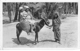 Delcampe - MIKINP2-025 LIBYE LIBIA TRIPOLI ENFANTS ANE CARTE PHOTO COLONIE ITALIE - Libyen