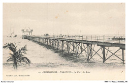 Delcampe - BBNP17-1111-MADAGASCAR - TAMATAVE - Le Warf - La RADE - Madagaskar