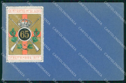 Delcampe - Militari Reggimentali 65° Distretto Militare Lodi Cartolina KF3788 - Regimente