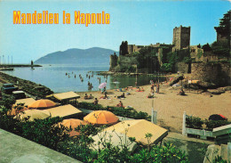 Delcampe - 83 SAINT RAPHAEL LA PLAGE ET LE CHATEAU - Saint-Raphaël