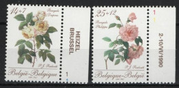 Delcampe - Belgique 1990, 2353/54 Planche(s) N° 1 **, MNH, Neuf(s). TTB !! - 1981-1990